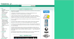 Desktop Screenshot of cidadanianoar.com.br